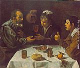 Diego Rodriguez de Silva Velazquez Peasants at the Table painting